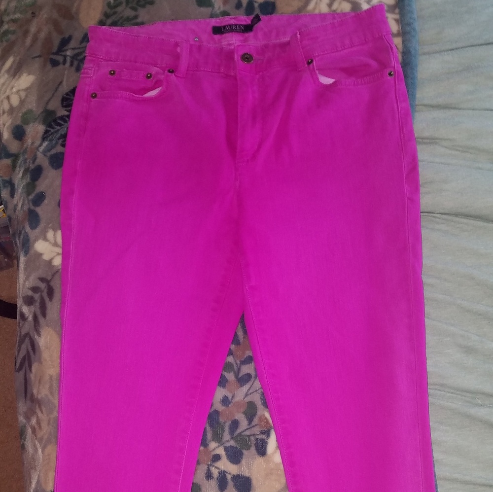 Ralph Lauren skinny premiere cropped Jeans sz 10